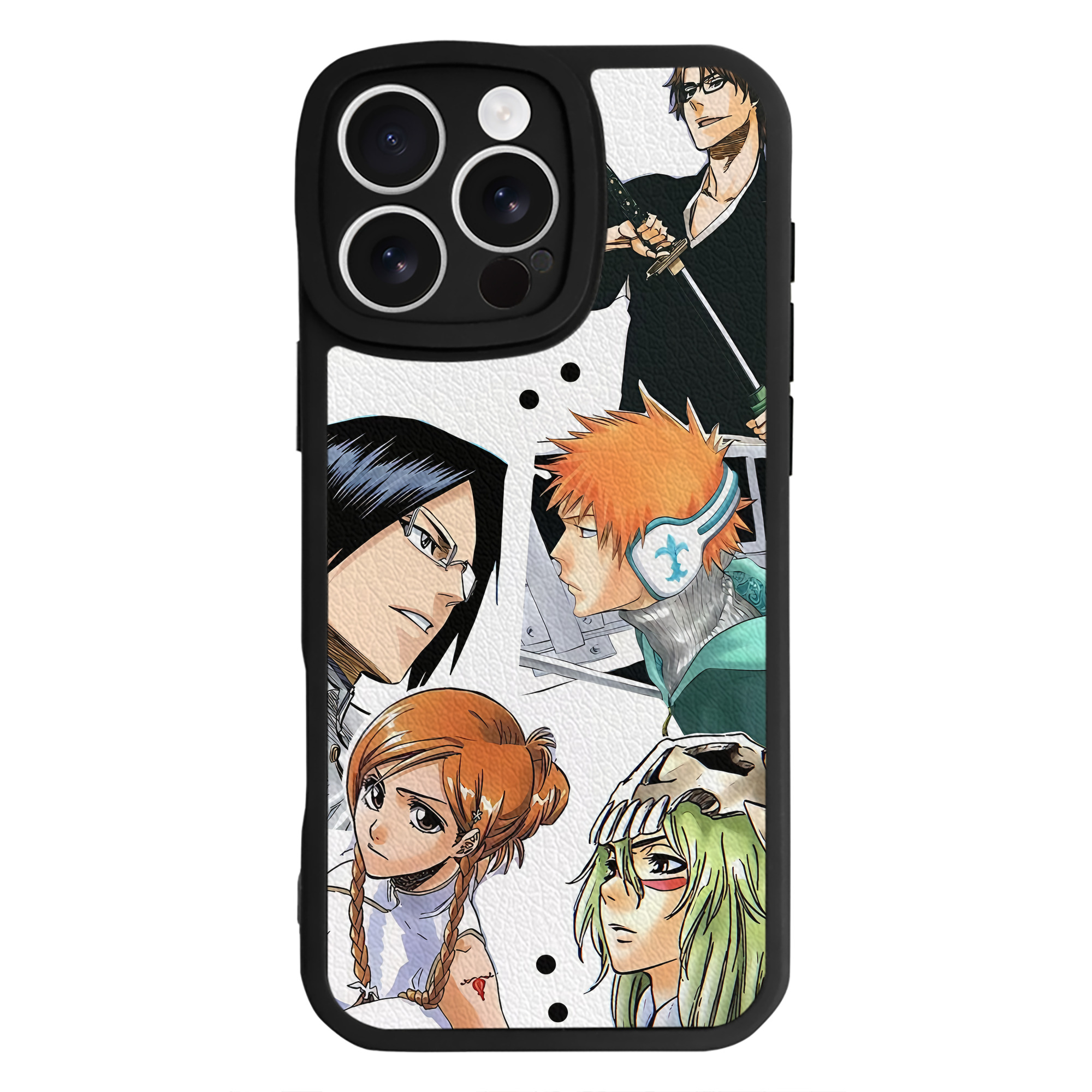 （画像用） ハイキュー!! Haikyu!! 【iPhone 16シリーズ対応】シリコンスマホケース（レザー調） 材質：シリコン